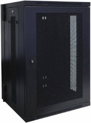 Tripp-Lite - 23.6" Overall Width x 18" Rack Height x 21.6" Overall Depth Data Cable Enclosure - 250 Lb Capacity, Black - Industrial Tool & Supply