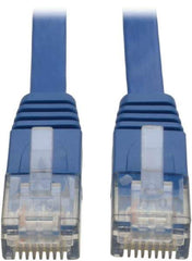 Tripp-Lite - Cat6, 24 AWG, 8 Wires, 550 MHz, Unshielded Network & Ethernet Cable - Blue, PVC, 25' OAL - Industrial Tool & Supply