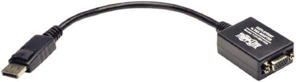 Tripp-Lite - Active Cable Adapter - Display Port Connector, Black, Use with Cabling and Video Applications - Industrial Tool & Supply