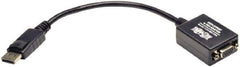 Tripp-Lite - Active Cable Adapter - Display Port Connector, Black, Use with Cabling and Video Applications - Industrial Tool & Supply