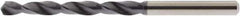 Accupro - #38 118° Solid Carbide Jobber Drill - AlTiN Finish, Right Hand Cut, Spiral Flute, Straight Shank, 57mm OAL - Industrial Tool & Supply