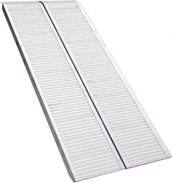 Erickson Manufacturing - 72" Long x 30" Wide, 1,200 Lb Capacity, Foldable Truck Ramp - Aluminum, For All Vehicles - Industrial Tool & Supply