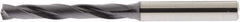 Accupro - 7.5mm 140° Solid Carbide Jobber Drill - AlTiN Finish, Right Hand Cut, Spiral Flute, Straight Shank, 91mm OAL - Industrial Tool & Supply