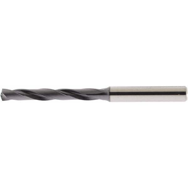 Accupro - 1/4" 140° Solid Carbide Jobber Drill - Industrial Tool & Supply