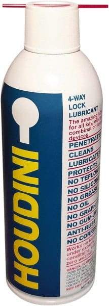 Made in USA - 11 oz Aerosol Can Automotive Lock Lubricant - Proprietary Formula - Industrial Tool & Supply