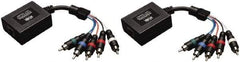 Tripp-Lite - Component Video with Stereo Audio Extender Kit - 4 Ports - Industrial Tool & Supply