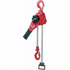 Coffing - 3,000 Lb Capacity, 15' Lift Height, Chain Manual Lever Hoist - Industrial Tool & Supply