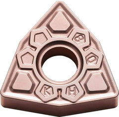 Kyocera - WNMG433 KH Grade CA320 Carbide Turning Insert - TiCN/Al2O3 Finish, 80° Trigon, 1/2" Inscr Circle, 3/16" Thick, 3/64" Corner Radius - Industrial Tool & Supply