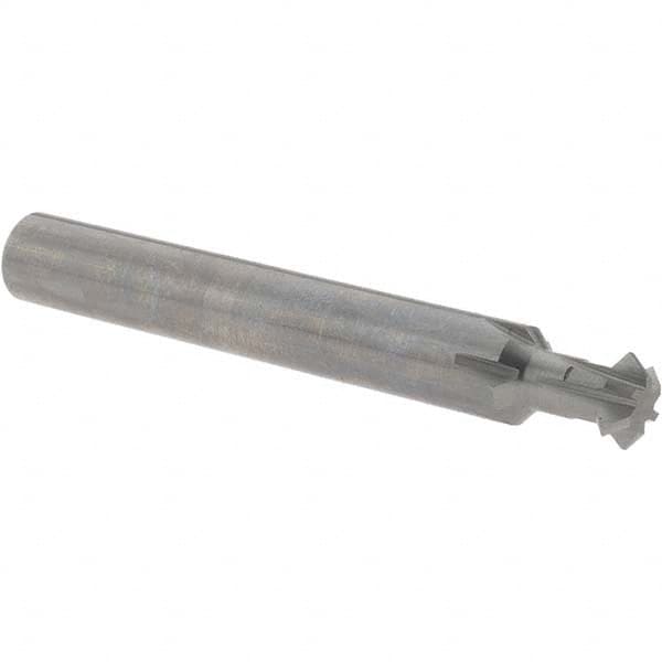 Accupro - 5/16° 5/16" Cut Diam, 1/8" Cut Width, 5/16" Shank, Solid Carbide Double-Angle Cutter - Industrial Tool & Supply