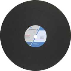 Norton - 20 x 5/32, 1" Hole 30 Grit Aluminum Oxide Cutoff Wheel - Industrial Tool & Supply