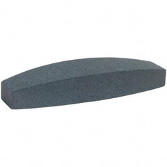 Norton - 9" Long x 2-1/2" Wide x 1-1/2" Thick, Silicon Carbide Sharpening Stone - Boat Shaped, Medium Grade - Industrial Tool & Supply