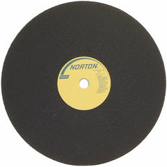 Norton - 30" Ceramic Cutoff Wheel - 1/4" Thick, 1-3/4" Arbor - Industrial Tool & Supply
