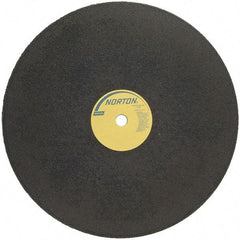 Norton - 30" Aluminum Oxide Cutoff Wheel - 1/4" Thick, 1-3/4" Arbor - Industrial Tool & Supply