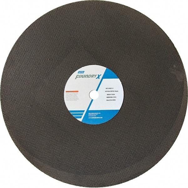 Norton - 20" Aluminum Oxide Cutoff Wheel - 5/32" Thick, 1" Arbor - Industrial Tool & Supply