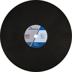 Norton - 20" Zirconia Alumina Cutoff Wheel - 5/32" Thick, 1" Arbor - Industrial Tool & Supply