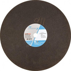 Norton - 16" Aluminum Oxide Cutoff Wheel - 5/32" Thick, 1" Arbor - Industrial Tool & Supply