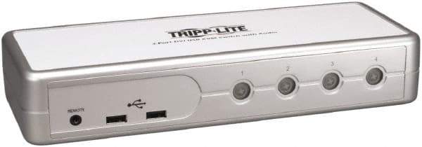 Tripp-Lite - KVM Switch - 4 Ports - Industrial Tool & Supply