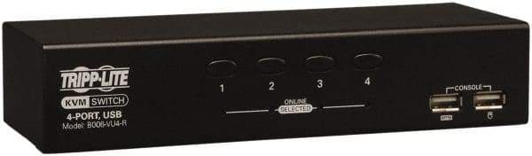 Tripp-Lite - KVM Switch - 4 Ports - Industrial Tool & Supply