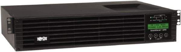 Tripp-Lite - 15 Amp, 1,000 VA, Tower & Rack Mount Online Backup Uninterruptible Power Supply - Backup 4.8 min with Full Load & 14 min with Half Load, 120 VAC Input & Output, 900 Watt Output, 1 Phases, 6 Outlets - Industrial Tool & Supply