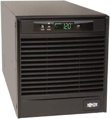 Tripp-Lite - 20 Amp, 3,000 VA, Tower & Rack Mount Online Backup Uninterruptible Power Supply - Backup 4.1 min with Full Load & 13.8 min with Half Load, 120 VAC Input & Output, 2,700 Watt Output, 1 Phases, 9 Outlets - Industrial Tool & Supply