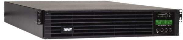 Tripp-Lite - 20 Amp, 3,000 VA, Tower & Rack Mount Online Backup Uninterruptible Power Supply - Backup 4.1 min with Full Load & 13.8 min with Half Load, 120 VAC Input & Output, 2,700 Watt Output, 1 Phases, 9 Outlets - Industrial Tool & Supply