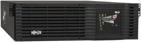 Tripp-Lite - 20 Amp, 3,000 VA, Tower & Rack Mount Online Backup Uninterruptible Power Supply - Backup 5 min with Full Load & 14.2 min with Half Load, 120 VAC Input & Output, 2,400 Watt Output, 1 Phases, 7 Outlets - Industrial Tool & Supply