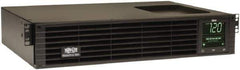 Tripp-Lite - 15 Amp, 1,500 VA, Tower & Rack Mount Line Interactive Backup Uninterruptible Power Supply - Backup 4 min with Full Load & 11.8 min with Half Load, 120 VAC Input & Output, 1,350 Watt Output, 1 Phases, 8 Outlets - Industrial Tool & Supply