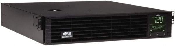 Tripp-Lite - 20 Amp, 2,200 VA, Tower & Rack Mount Line Interactive Backup Uninterruptible Power Supply - Backup 5.6 min with Full Load & 14 min with Half Load, 120 VAC Input & Output, 1,920 Watt Output, 1 Phases, 8 Outlets - Industrial Tool & Supply