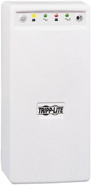 Tripp-Lite - 15 Amp, 350 VA, Tower Mount Line Interactive Backup Uninterruptible Power Supply - Backup 15-1/2 min with Full Load & 37 min with Half Load, 120 VAC Input & Output, 225 Watt Output, 1 Phases, 4 Outlets - Industrial Tool & Supply