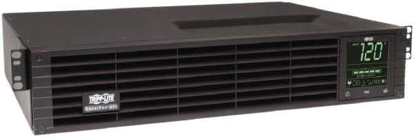 Tripp-Lite - 15 Amp, 1,000 VA, Tower & Rack Mount Line Interactive Backup Uninterruptible Power Supply - Backup 6.3 min with Full Load & 18 min with Half Load, 120 VAC Input & Output, 900 Watt Output, 1 Phases, 6 Outlets - Industrial Tool & Supply