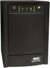 Tripp-Lite - 15 Amp, 1,050 VA, Tower Mount Line Interactive Backup Uninterruptible Power Supply - Backup 7 min with Full Load & 19 min with Half Load, 120 VAC Input & Output, 650 Watt Output, 1 Phases, 6 Outlets - Industrial Tool & Supply