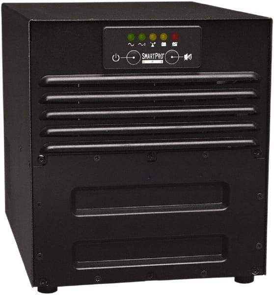 Tripp-Lite - 15 Amp, 700 VA, Tower Mount Line Interactive Backup Uninterruptible Power Supply - Backup 22.2 min with Full Load & 9 min with Half Load, 120 VAC Input & Output, 450 Watt Output, 1 Phases, 6 Outlets - Industrial Tool & Supply