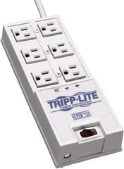 Tripp-Lite - 6 Outlets, 120 VAC15 Amps, 6' Cord, Power Outlet Strip - Floor, Keyhole Mount, 5-15 NEMA Configuration, 9-1/2" Strip - Industrial Tool & Supply