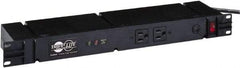 Tripp-Lite - 12 Outlets, 120 VAC15 Amps, 10' Cord, Power Outlet Strip - Floor, Keyhole Mount, 5-15 NEMA Configuration, 4" Strip - Industrial Tool & Supply