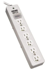 Tripp-Lite - 6 Outlets, 120 VAC15 Amps, 10' Cord, Power Outlet Strip - Floor, Keyhole Mount, 5-15 NEMA Configuration, 2-1/2" Strip - Industrial Tool & Supply
