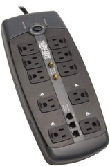 Tripp-Lite - 10 Outlets, 120 VAC15 Amps, 8' Cord, Power Outlet Strip - Floor, Keyhole Mount, 5-15 NEMA Configuration, 1.8" Strip - Industrial Tool & Supply
