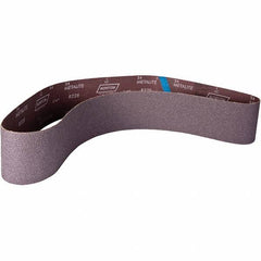 Norton - 4" Wide x 60" OAL, 24 Grit, Aluminum Oxide Abrasive Belt - Aluminum Oxide, Coated, X Weighted Cloth Backing - Industrial Tool & Supply