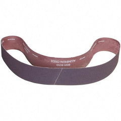 Norton - 3" Wide x 48" OAL, 80 Grit, Aluminum Oxide Abrasive Belt - Aluminum Oxide, Coated, X Weighted Cloth Backing - Industrial Tool & Supply