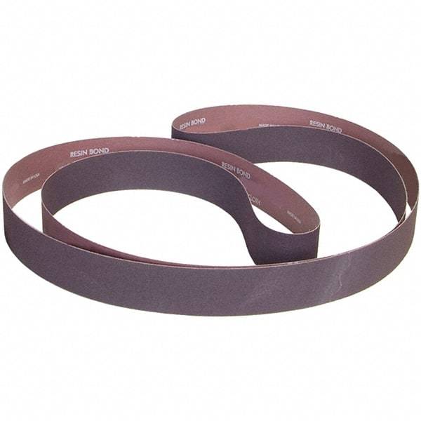 Norton - 4" Wide x 90" OAL, 80 Grit, Aluminum Oxide Abrasive Belt - Aluminum Oxide, Coated, X Weighted Cloth Backing - Industrial Tool & Supply