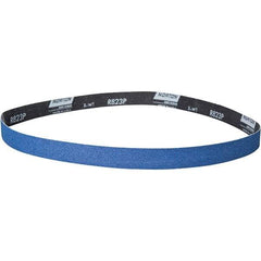 Norton - 1-1/2" Wide x 60" OAL, 100 Grit, Zirconia Alumina Abrasive Belt - Zirconia Alumina, Coated, X Weighted Cloth Backing - Industrial Tool & Supply