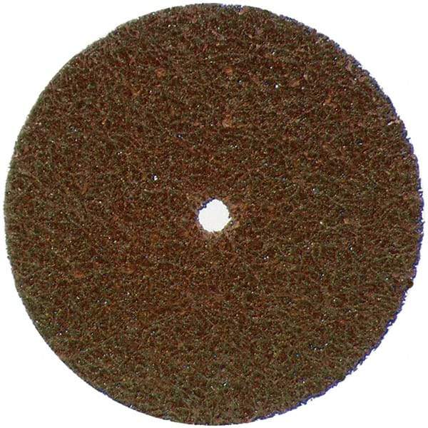 Norton - 5" Diam, Aluminum Oxide Hook & Loop Disc - Coarse Grade, Nonwoven, - Industrial Tool & Supply
