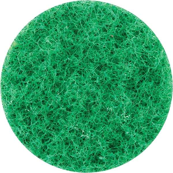 Norton - 4" Diam, Aluminum Oxide Hook & Loop Disc - Fine Grade, Nonwoven, - Industrial Tool & Supply