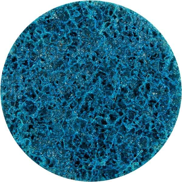 Norton - 4" Diam, Aluminum Oxide Hook & Loop Disc - Very Fine Grade, Nonwoven, - Industrial Tool & Supply