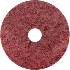 Norton - 5" Diam, Aluminum Oxide Hook & Loop Disc - Medium Grade, Nonwoven, - Industrial Tool & Supply