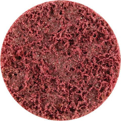 Norton - 4" Diam, Aluminum Oxide Hook & Loop Disc - Medium Grade, Nonwoven, - Industrial Tool & Supply