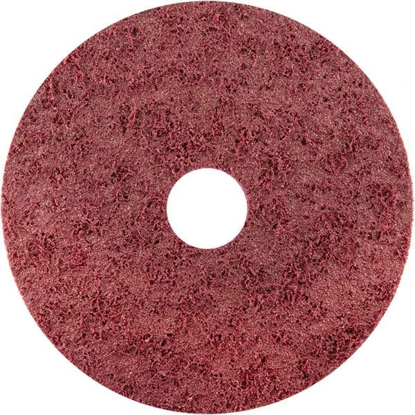 Norton - 4-1/2" Diam, Aluminum Oxide Hook & Loop Disc - Medium Grade, Nonwoven, - Industrial Tool & Supply