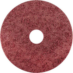 Norton - 4-1/2" Diam, Aluminum Oxide Hook & Loop Disc - Medium Grade, Nonwoven, - Industrial Tool & Supply