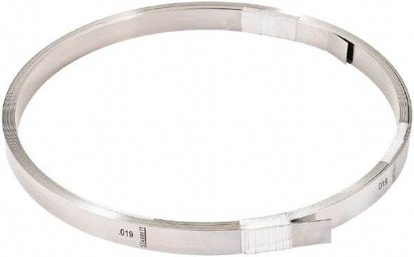 Starrett - Feeler Stock Rolls Thickness (Decimal Inch): 0.0190 Overall Length (Meters): 7.60 - Industrial Tool & Supply
