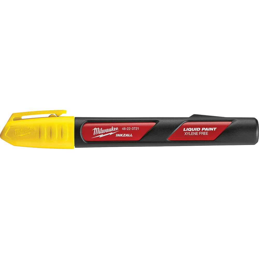 Solid Paint Marker: Yellow, Liquid, Medium Point 1 Pc