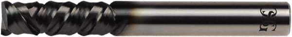 OSG - 1/4" Cutting Diam x 3/4" Length of Cut, 2 Flute, Spiral Router Bit - Diamond Coated, Right Hand Cut, Solid Carbide, 3" OAL x 1/4" Shank Diam, Compression, 60° Helix Angle - Industrial Tool & Supply
